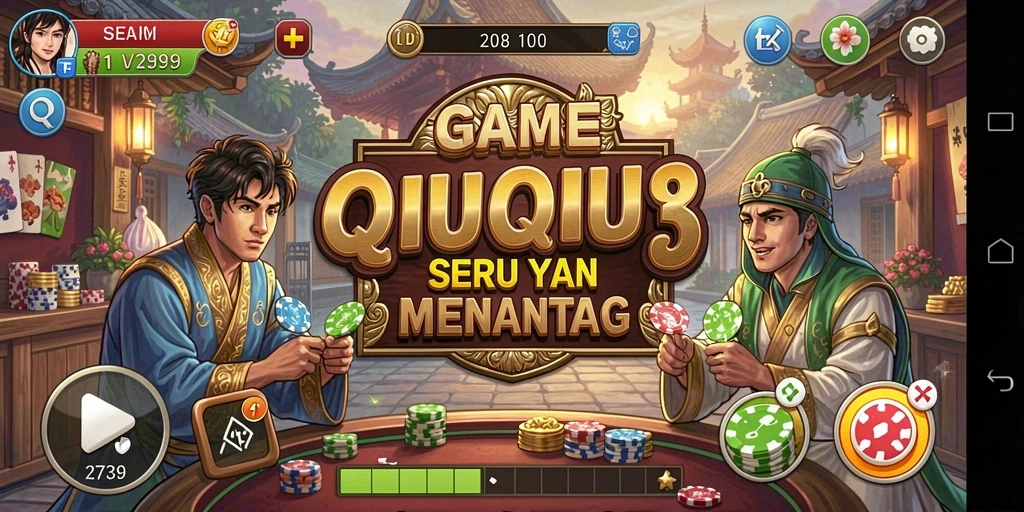 Screenshot gameplay 2739 menampilkan aksi seru QiuQiu.