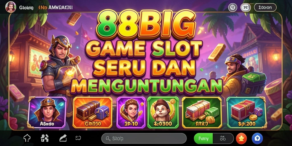 Screenshot gameplay <strong>88BIG</strong> menampilkan putaran slot yang mendebarkan.