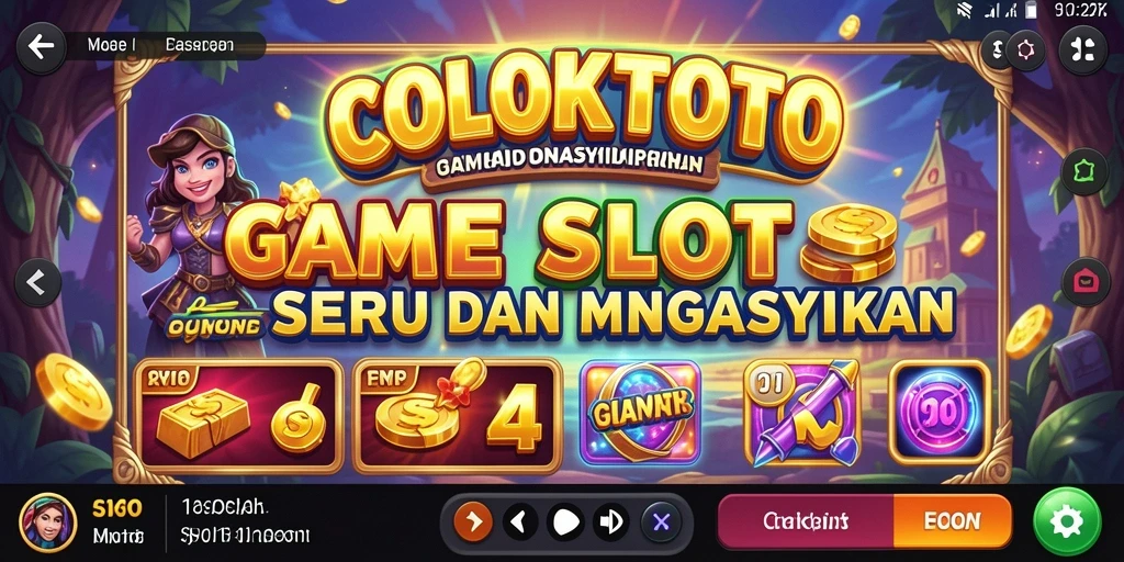 Screenshot gameplay COLOKTOTO yang memperlihatkan keseruan Slot.