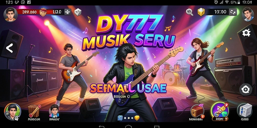 Screenshot utama DY777 menampilkan gameplay seru dan interaktif.