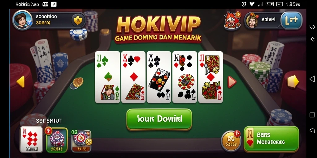 Tampilan gameplay HOKIVIP yang seru dan interaktif.