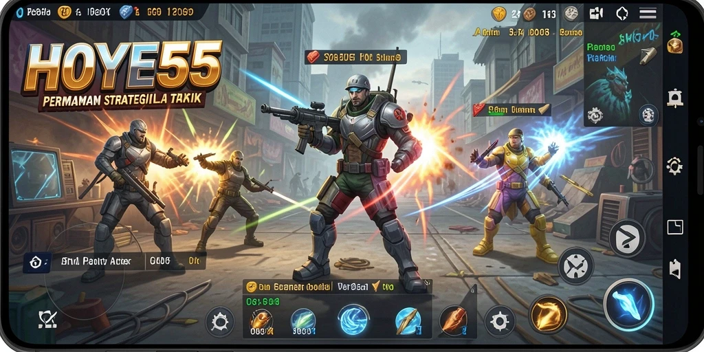 Gameplay mendebarkan dalam HOYE55 yang menonjolkan strategi dan taktik.