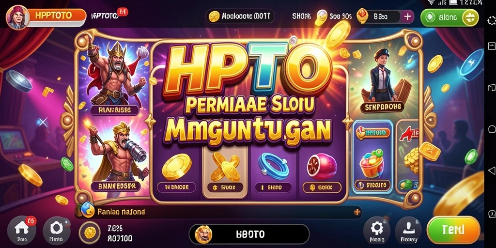 Tampilan gameplay HPTOTO yang mengasyikkan dan penuh warna.