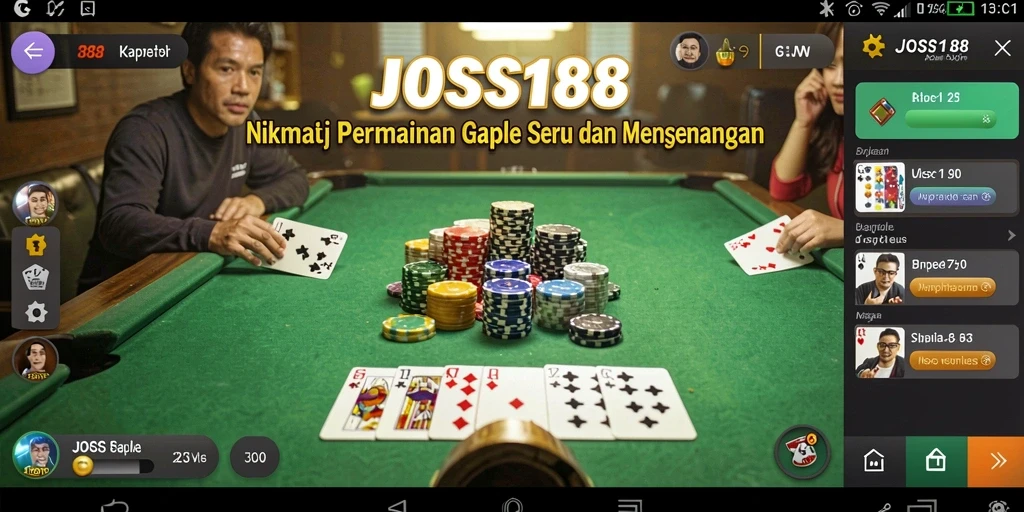 Tampilan gameplay JOSS188 yang seru dan interaktif.