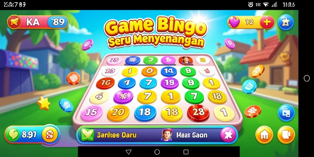 Tampilkan gameplay menarik Bingo dengan berbagai variasi permainan.