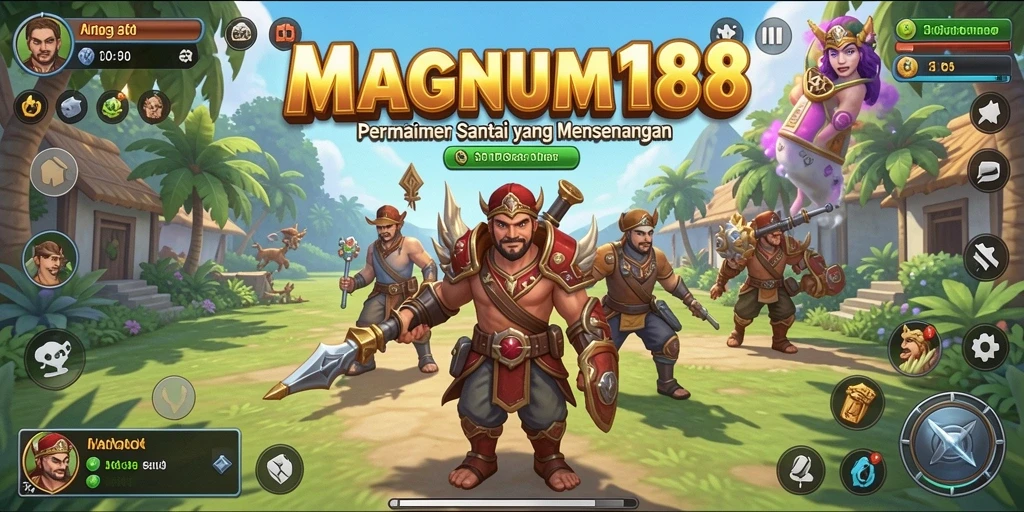 Screenshot gameplay MAGNUM188 menampilkan antarmuka yang menarik dan gameplay yang menyenangkan.