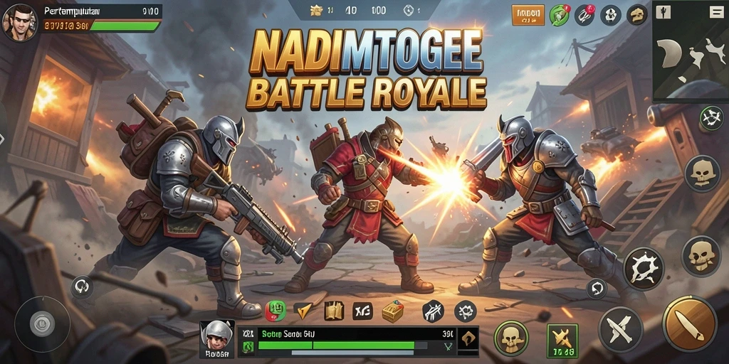 Gameplay seru dalam <strong>NADIMTOGEL</strong> yang menantang pemain bertahan hidup.