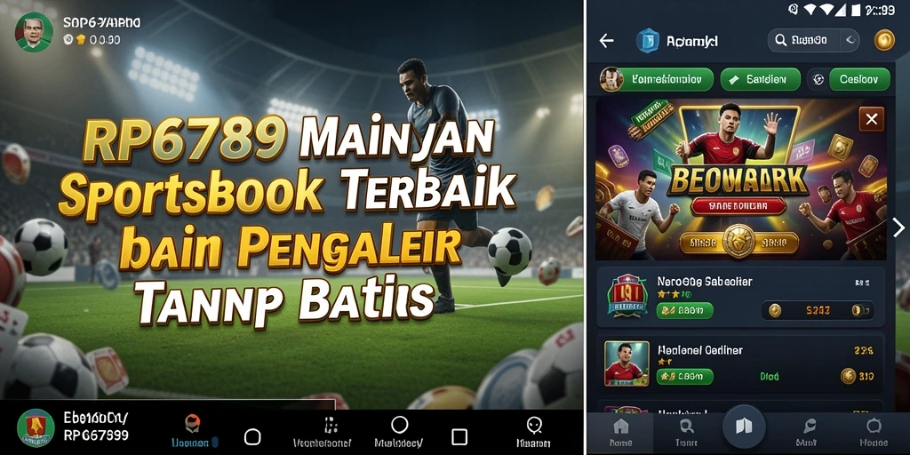 Tampilan menarik dari aplikasi Sportsbook RP6789 yang interaktif.