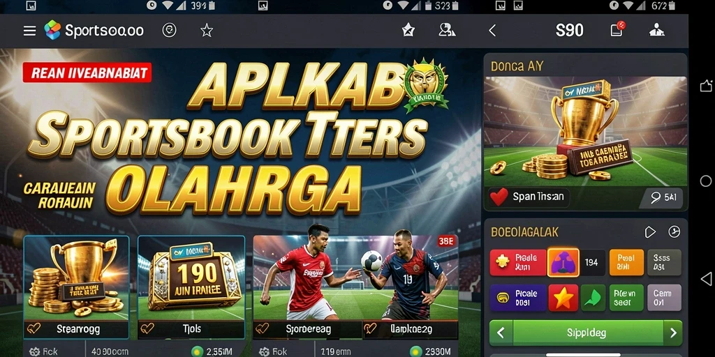 Tampilan utama aplikasi S80 dengan pilihan taruhan olahraga.