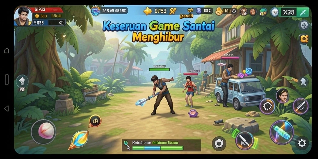 Tampilan gameplay SIP33 yang mengasyikkan dan penuh warna.
