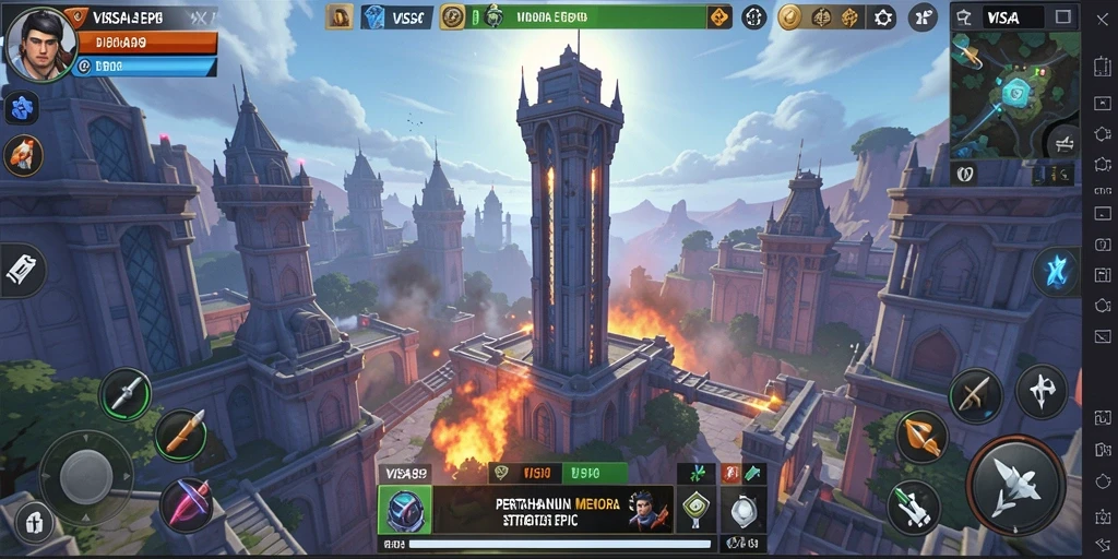 Gameplay seru dan menegangkan dari Tower Defense VISA89.