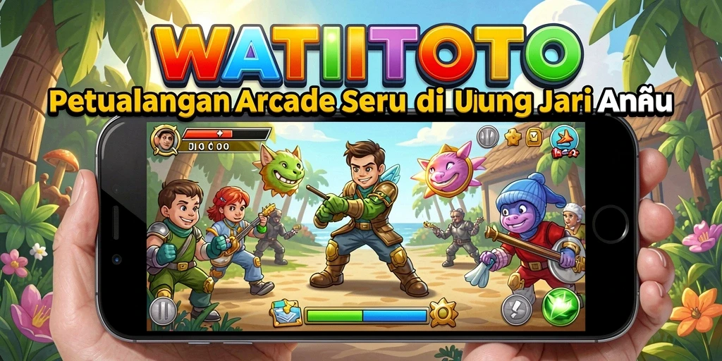 Tampilan gameplay seru di WATITOTO dengan aksi cepat.